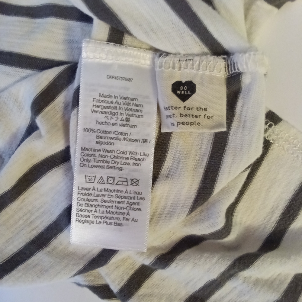 Madewell Whisper Turtleneck Size XXS Esme Stripe - Picture 8 of 9